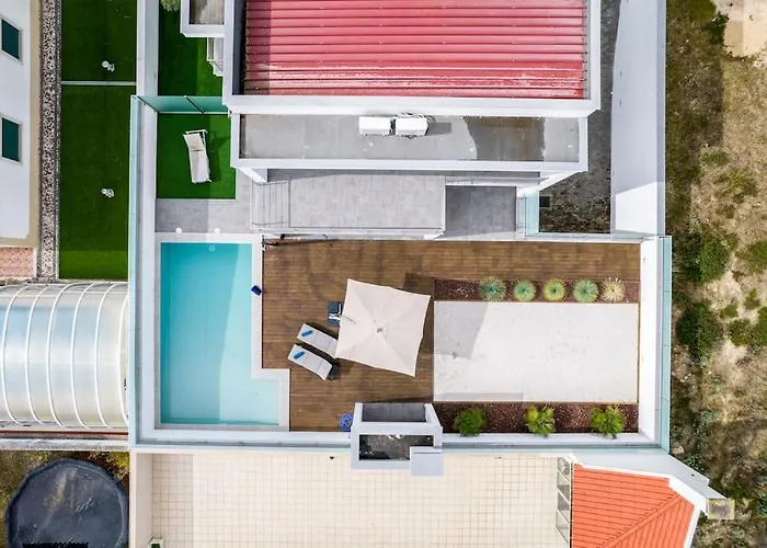别墅 - Pool, Bbq And Boule/petanque 纳扎雷